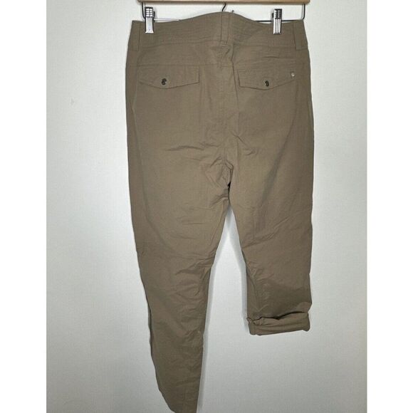 MARMOT Women’s Khaki Beige Cotton Blend Convertible Leg Camping Hiking Pants 10 - Picture 7 of 12